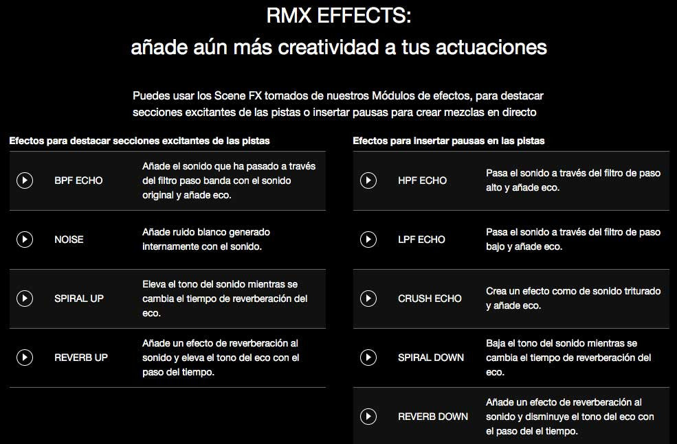 RMX Effects de rekordbox