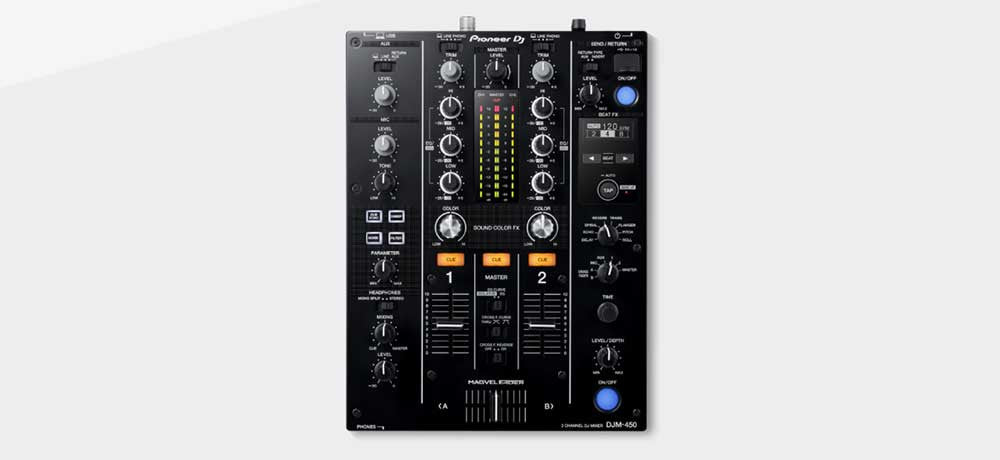 DJM 450: Diferencias con el DJM 900 NXS2