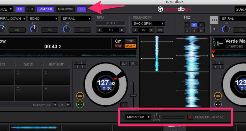 Cómo grabar un Set con rekordbox