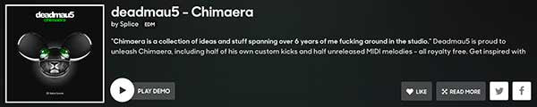 Samples deadmau5 - Chimaera (para EDM)