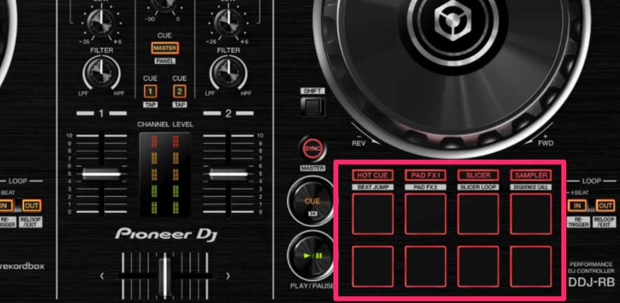 Velocidad de los Pads en el DDJ RB